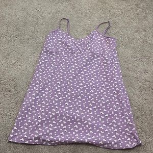 Purple Floral Dress
